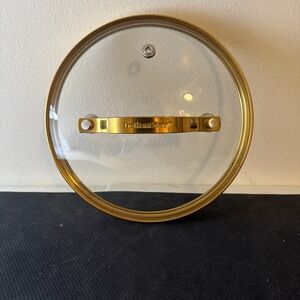 Gotham Steel Round Tempered 6 1/8" INNER. Gold Colored Rim And Handle. Replace